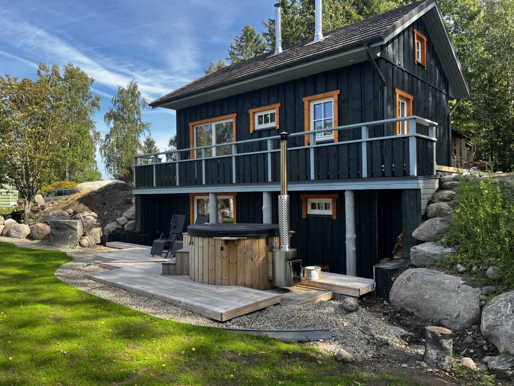 Sauna house on the coast